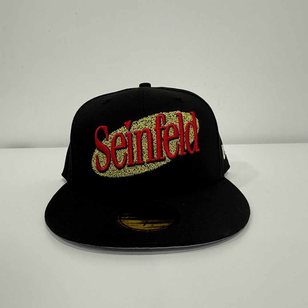 Seinfeld New Era Comedy TV Show Jerry Kramer Fitted 59Fifty Cap Hat Size 7 1/2